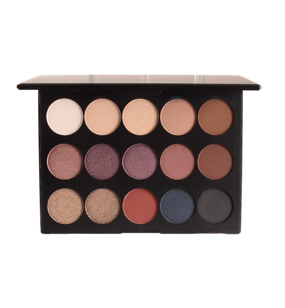 15 Shade Eyeshadow Palette - Earth Tone